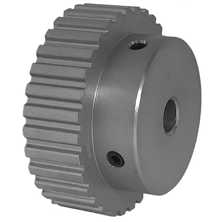 B&B Manufacturing 32XL037-6A4, Timing Pulley, Aluminum, Clear Anodized,  32XL037-6A4